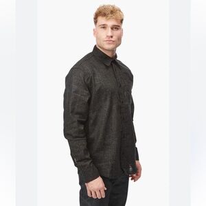 TELLASON W10 JAPANESE FABRIC BLACK shirt XL